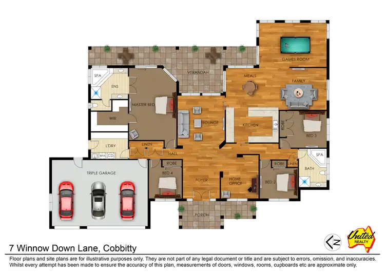 Floorplan of Homely house listing, 7 Winnow Down Lane, Cobbitty NSW 2570