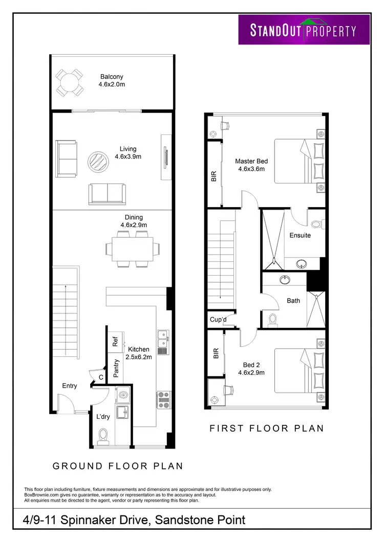 Floorplan of Homely unit listing, 4/9-11 Spinnaker Drive, Sandstone Point QLD 4511