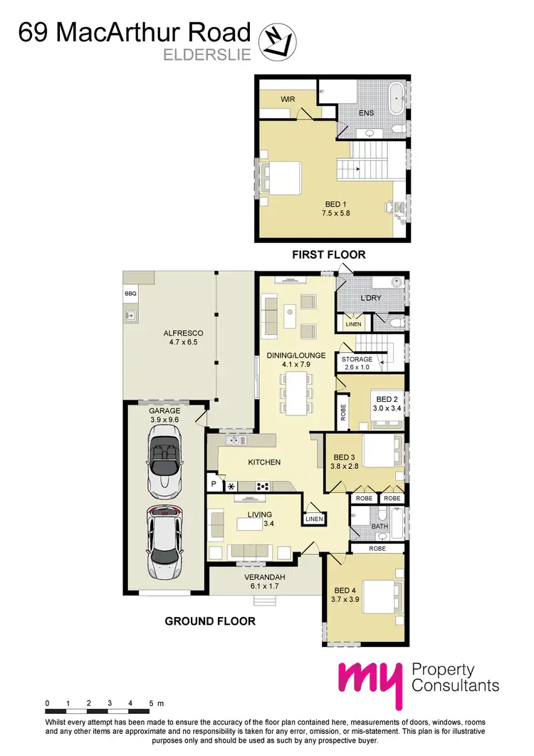 Floorplan of Homely house listing, 69 Macarthur Road, Elderslie NSW 2570