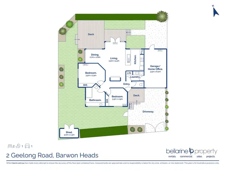 Floorplan of Homely house listing, 2 Geelong Road, Barwon Heads VIC 3227