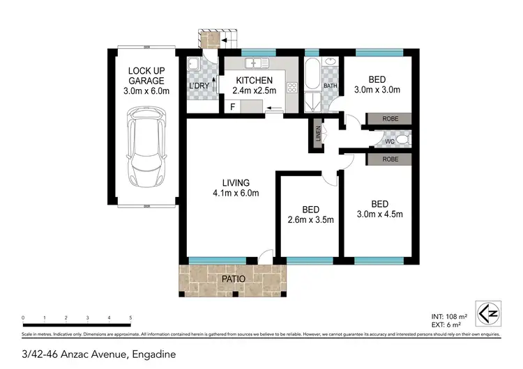 Floorplan of Homely villa listing, 3/42-46 Anzac Avenue, Engadine NSW 2233
