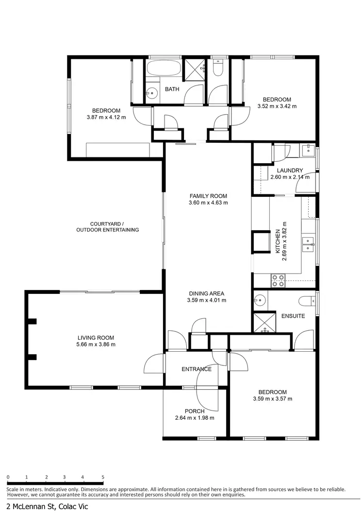 Floorplan of Homely house listing, 2 McLennan Street, Colac VIC 3250