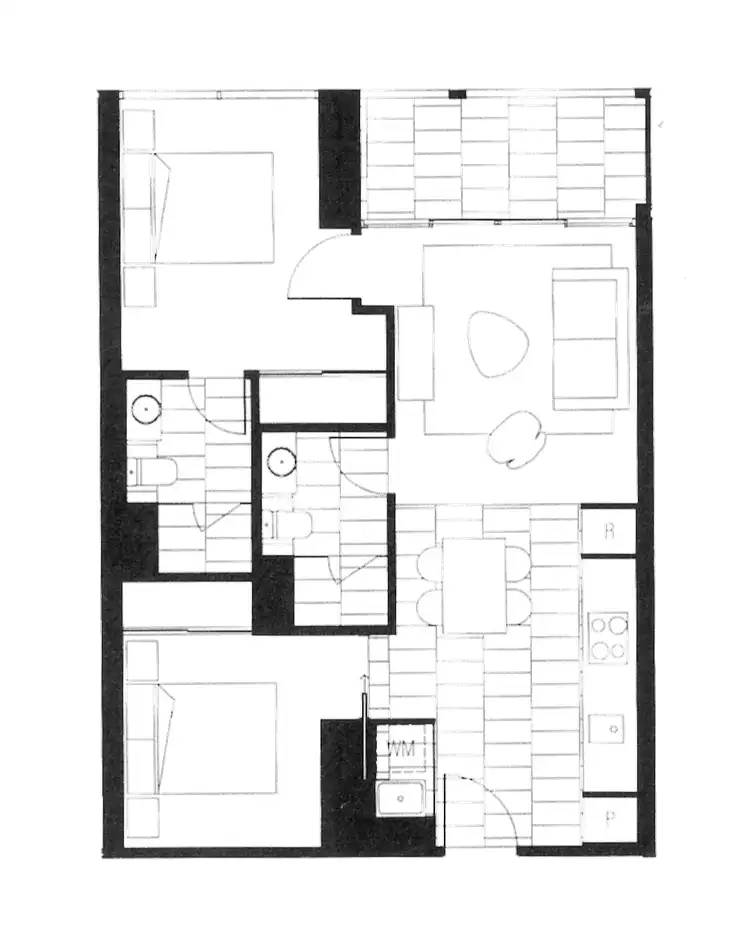 Floorplan of Homely apartment listing, 1410/120 A'Beckett Street, Melbourne VIC 3000