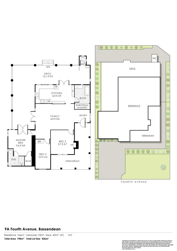 Floorplan of Homely house listing, 9A Fourth Avenue, Bassendean WA 6054