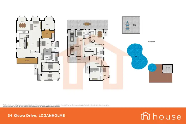 Floorplan of Homely house listing, 34 Kiewa Drive, Loganholme QLD 4129