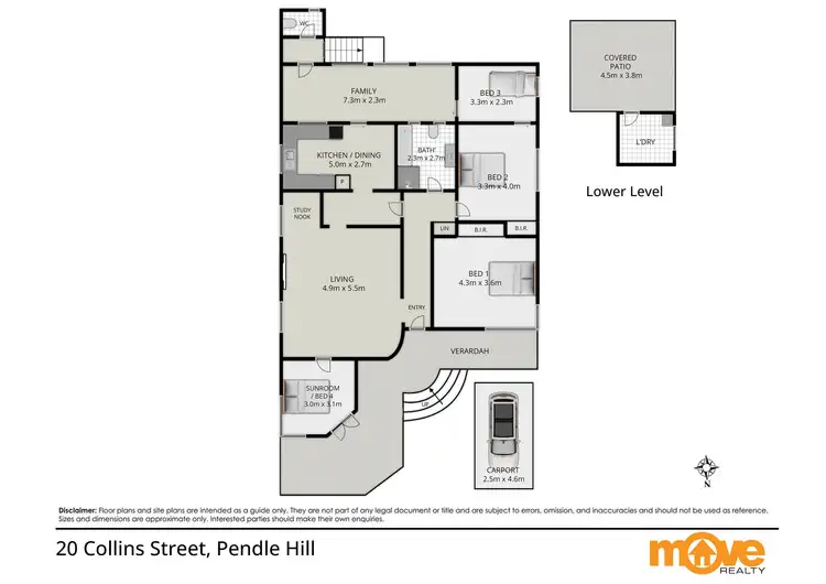Floorplan of Homely house listing, 20 Collins Street, Pendle Hill NSW 2145