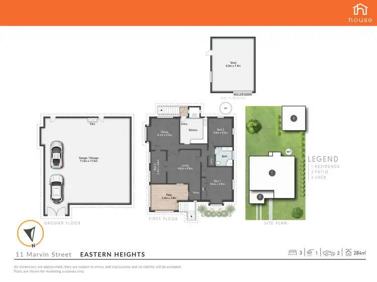 Floorplan of Homely house listing, 11 Marvin Street, Eastern Heights QLD 4305