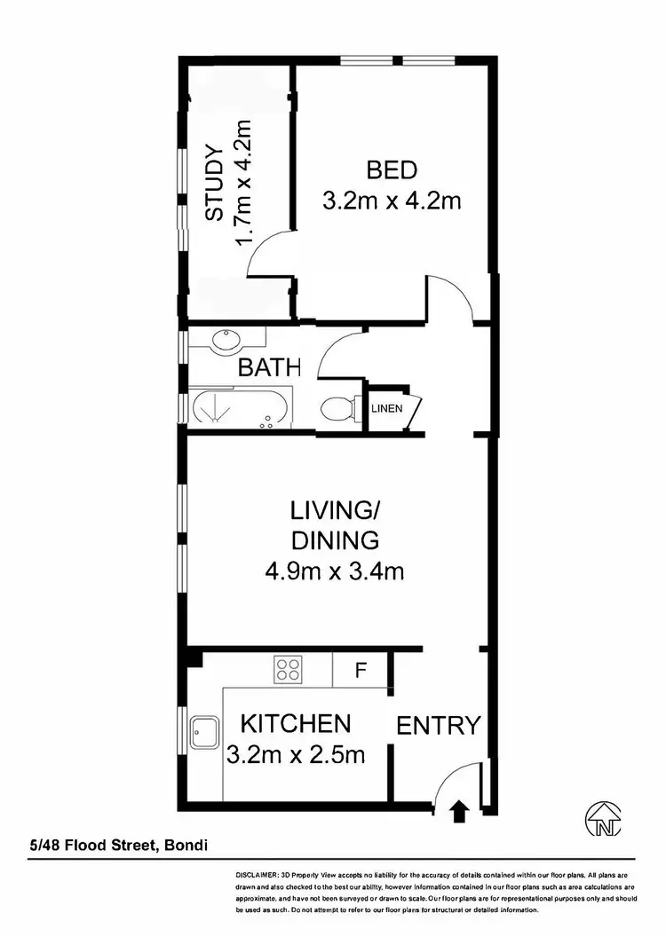 Floorplan of Homely apartment listing, 5/48 Flood Street, Bondi NSW 2026