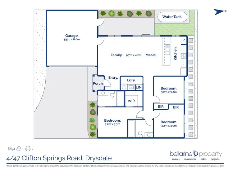 Floorplan of Homely unit listing, 4/47 Clifton Springs Road, Drysdale VIC 3222