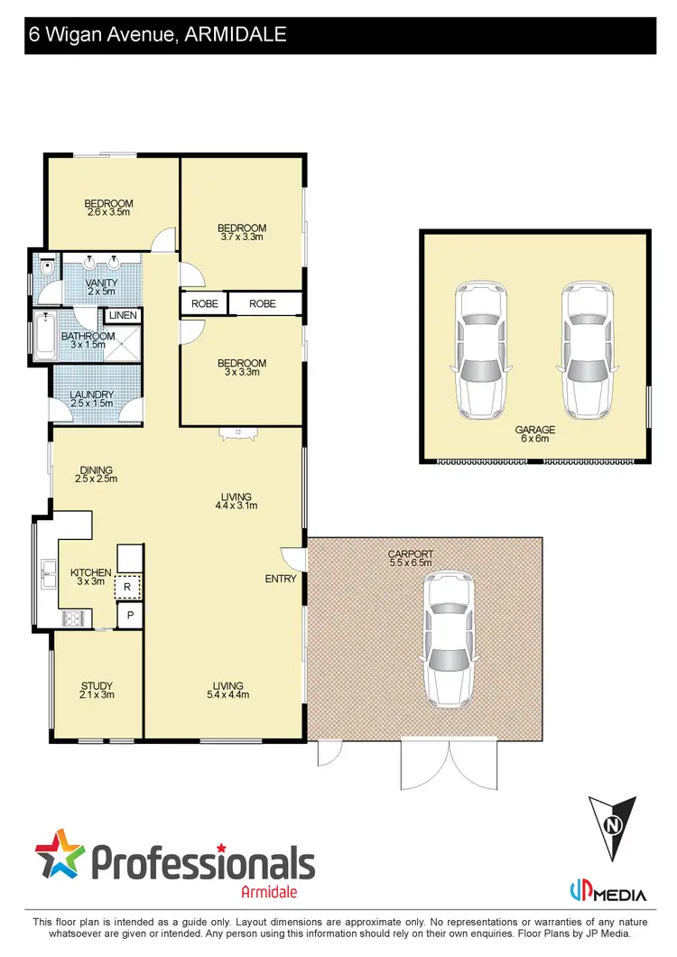 Floorplan of Homely house listing, 6 Wigan Avenue, Armidale NSW 2350