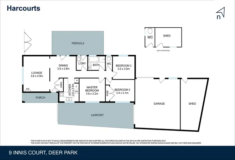 Floorplan of Homely house listing, 9 Innis Court, Deer Park VIC 3023