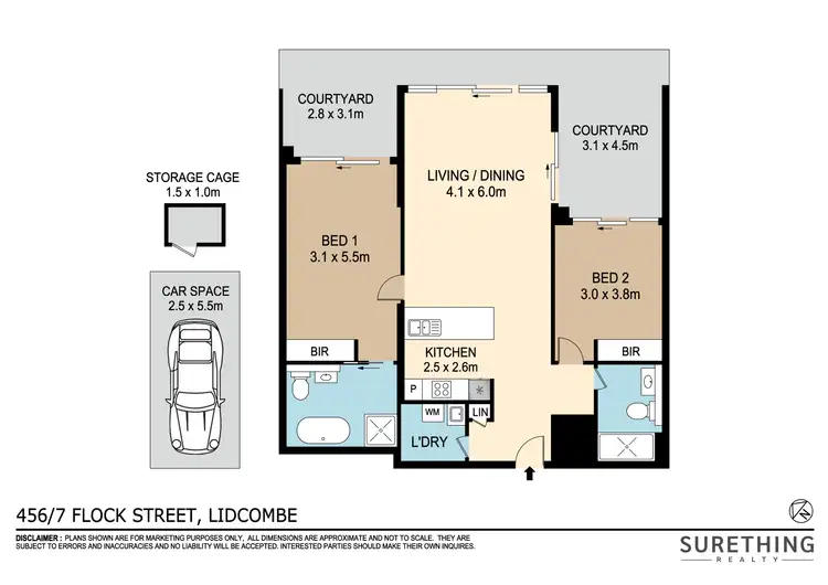 Floorplan of Homely apartment listing, 456/7 Flock Street, Lidcombe NSW 2141