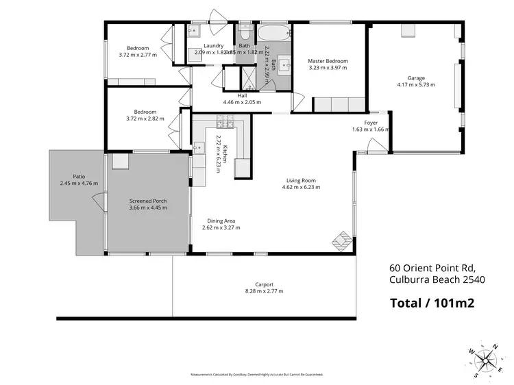 Floorplan of Homely house listing, 60 Orient Point road, Culburra Beach NSW 2540