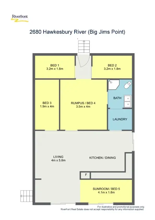 Floorplan of Homely house listing, 2680 Hawkesbury River (Lot 8 Big Jims Point), Bar Point NSW 2083