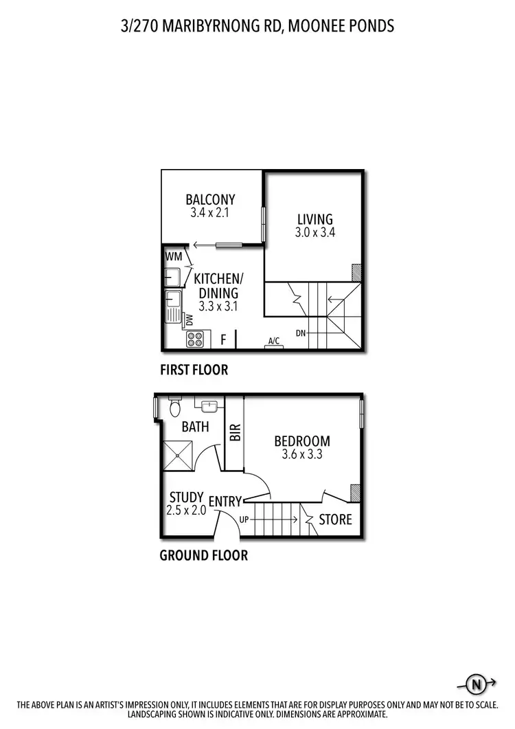 Floorplan of Homely apartment listing, 3/270 Maribyrnong Road, Moonee Ponds VIC 3039