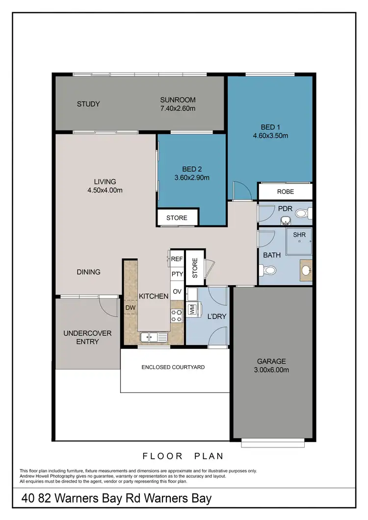 Floorplan of Homely unit listing, 40/82 Warners Bay Road, Warners Bay NSW 2282