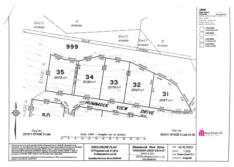 Floorplan of Homely land listing, Lot 31 Hummock View Drive, Craignish QLD 4655