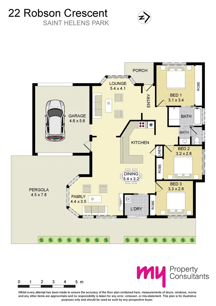 Floorplan of Homely house listing, 22 Robson Crescent, St Helens Park NSW 2560