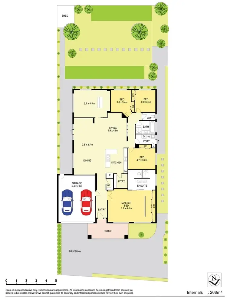 Floorplan of Homely house listing, 45 Hemsley Drive, Deer Park VIC 3023