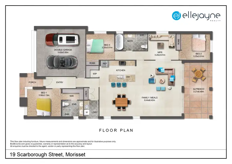 Floorplan of Homely house listing, 19 Scarborough Street, Morisset NSW 2264