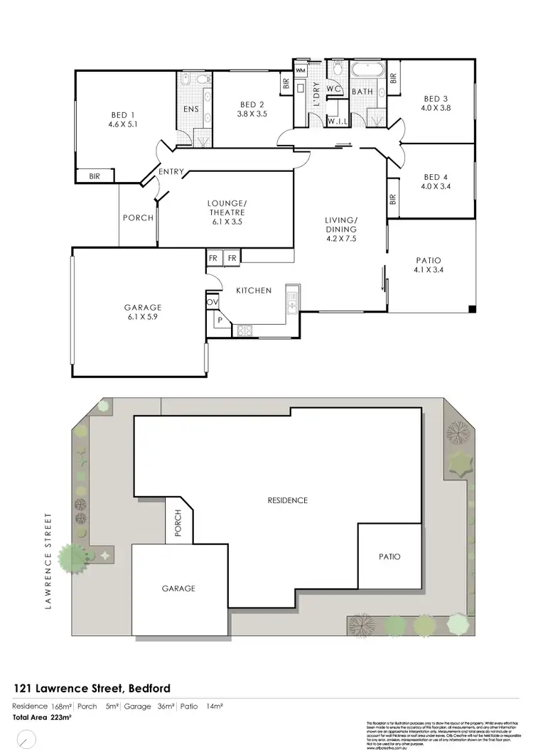 Floorplan of Homely house listing, 121 Lawrence Street, Bedford WA 6052