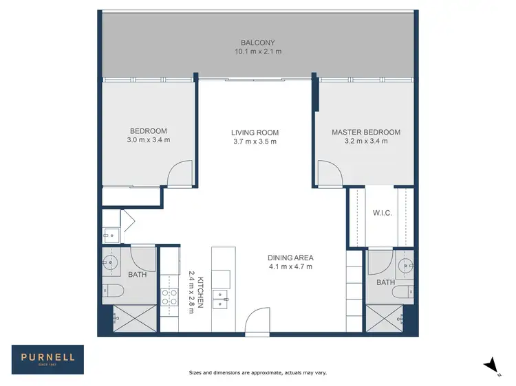 Floorplan of Homely apartment listing, 25/44 Constitution Avenue, Parkes ACT 2600