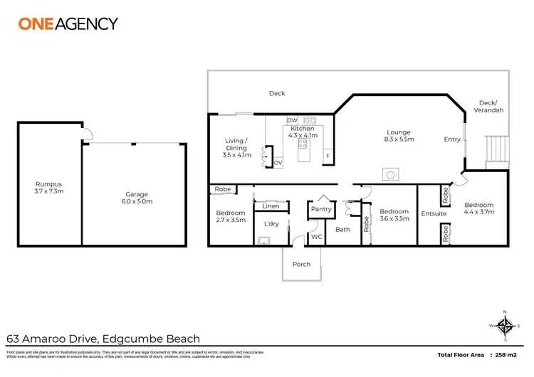 Floorplan of Homely house listing, 63 Amaroo Drive, Edgcumbe Beach TAS 7321