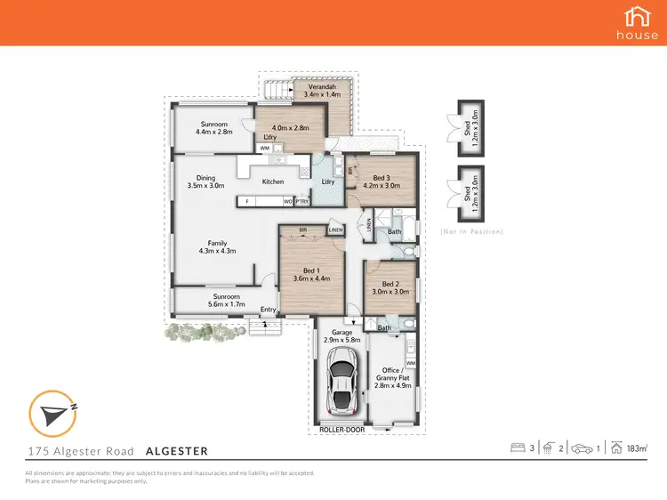 Floorplan of Homely house listing, 175 Algester Road, Algester QLD 4115
