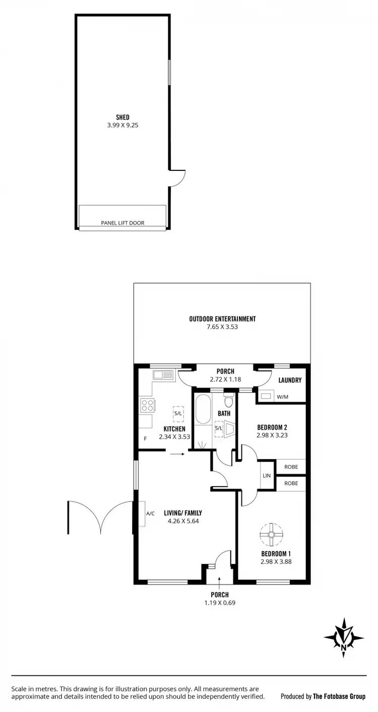 Floorplan of Homely house listing, 2/1 Edward Road, Ridgehaven SA 5097