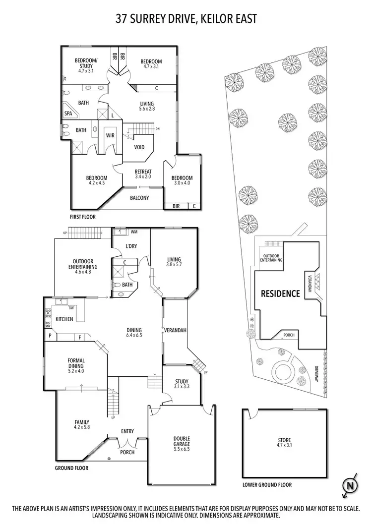 Floorplan of Homely house listing, 37 Surrey Drive, Keilor East VIC 3033