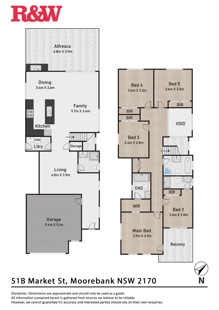 Floorplan of Homely house listing, 51B Market Street, Moorebank NSW 2170