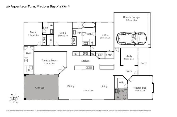 Floorplan of Homely house listing, 20 Arpenteur Turn, Madora Bay WA 6210
