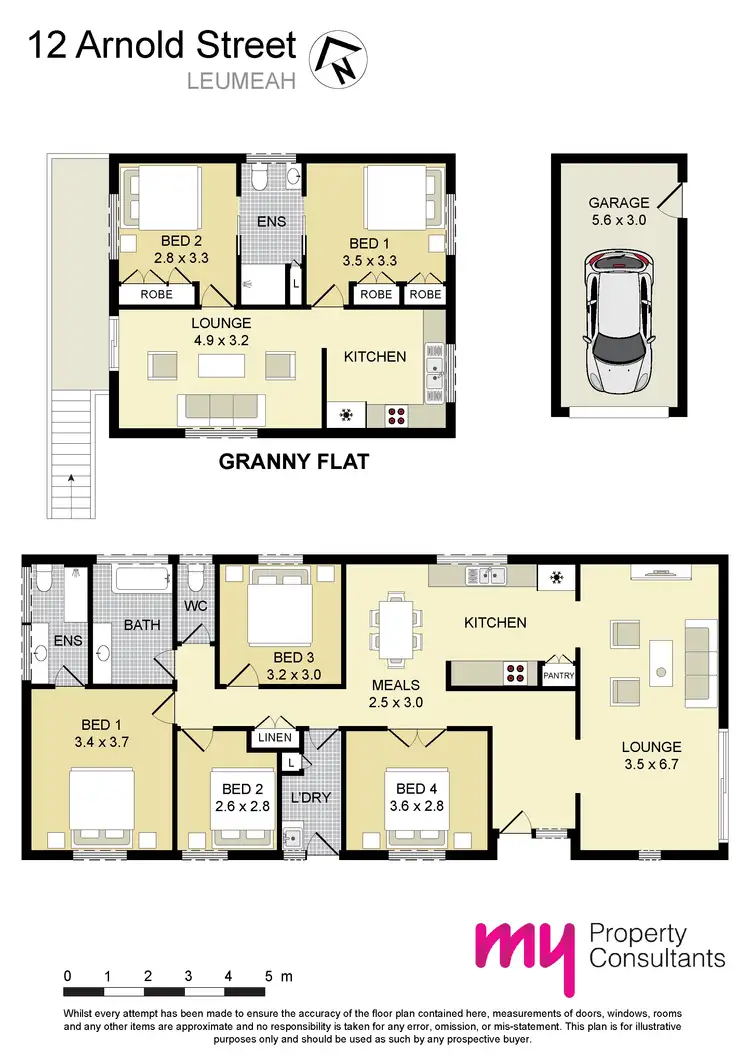 Floorplan of Homely house listing, 12 Arnold Street, Leumeah NSW 2560