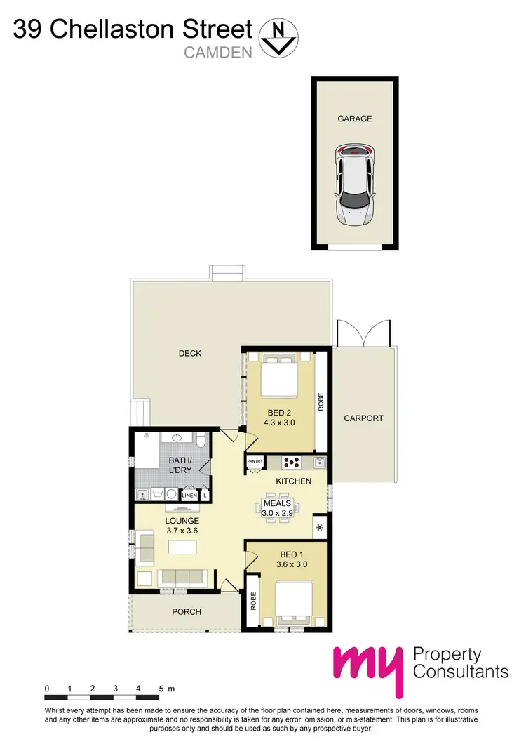 Floorplan of Homely house listing, 39 Chellaston Street, Camden NSW 2570