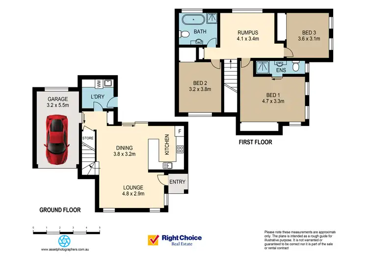 Floorplan of Homely townhouse listing, 3/38 Malin Road, Oak Flats NSW 2529