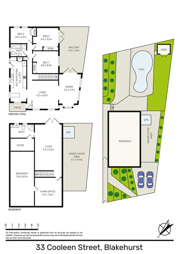 Floorplan of Homely house listing, 33 Cooleen Street, Blakehurst NSW 2221