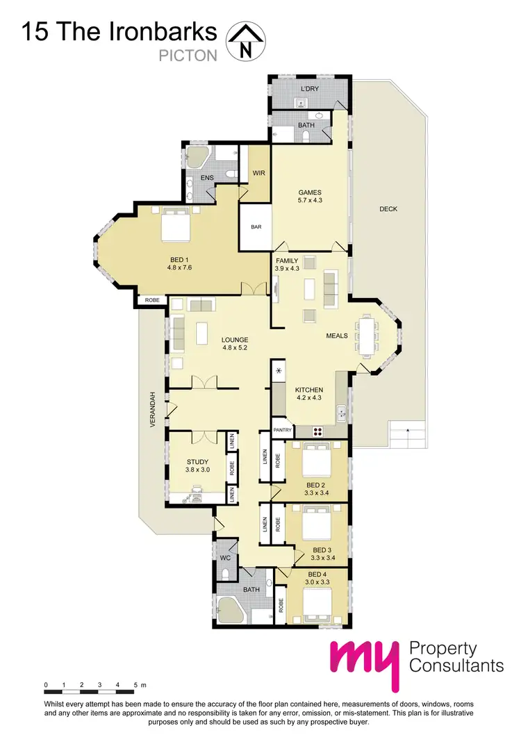 Floorplan of Homely house listing, 15 The Ironbarks, Picton NSW 2571