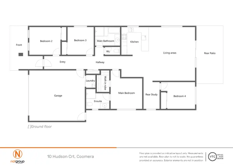 Floorplan of Homely house listing, 10 Hudson Court, Coomera QLD 4209