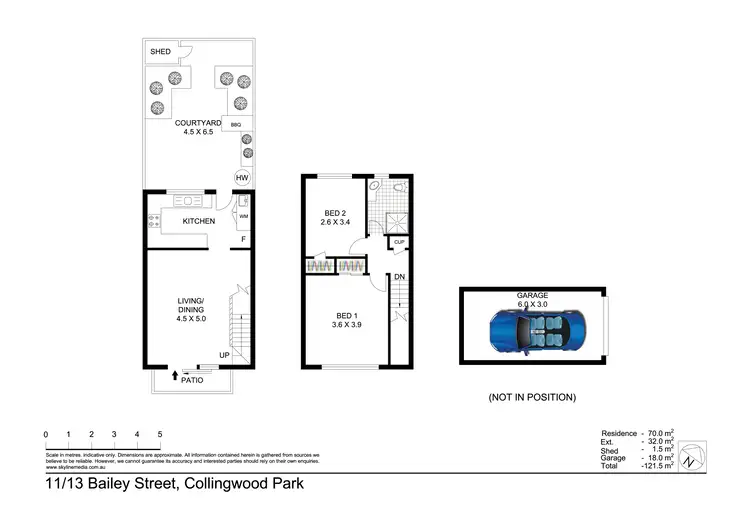 Floorplan of Homely townhouse listing, 11/13 Bailey Street, Collingwood Park QLD 4301