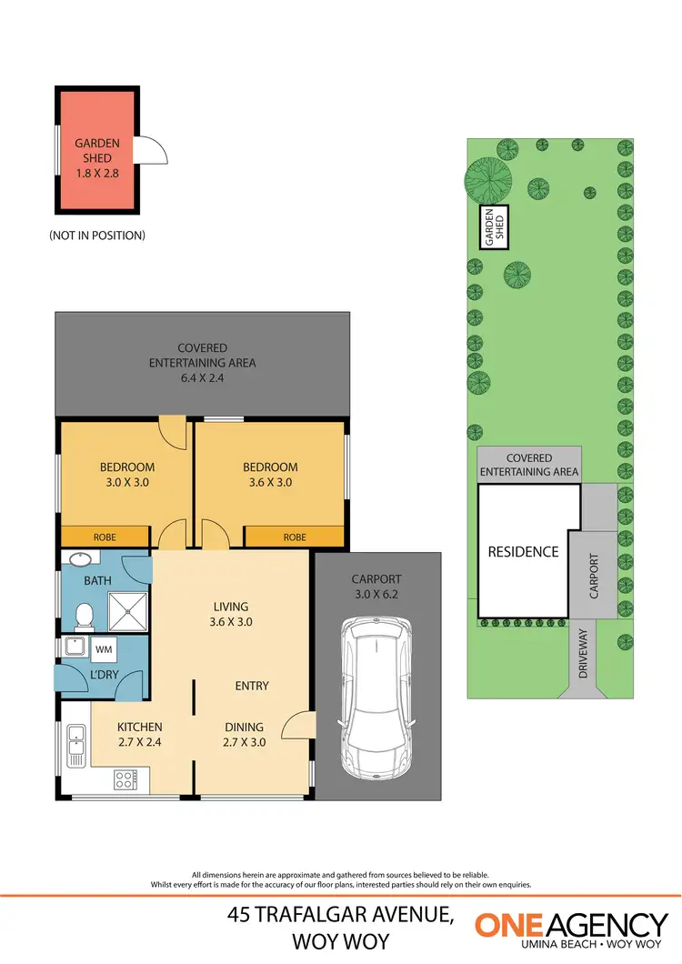 Floorplan of Homely house listing, 45 Trafalgar Avenue, Woy Woy NSW 2256