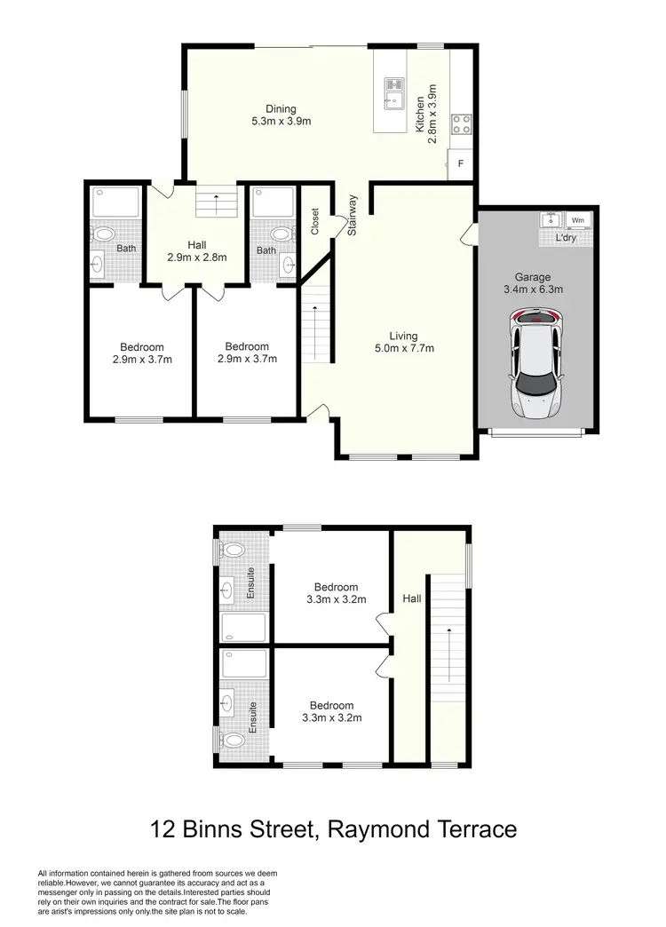 Floorplan of Homely house listing, Lot 2/12 Binns Street, Raymond Terrace NSW 2324