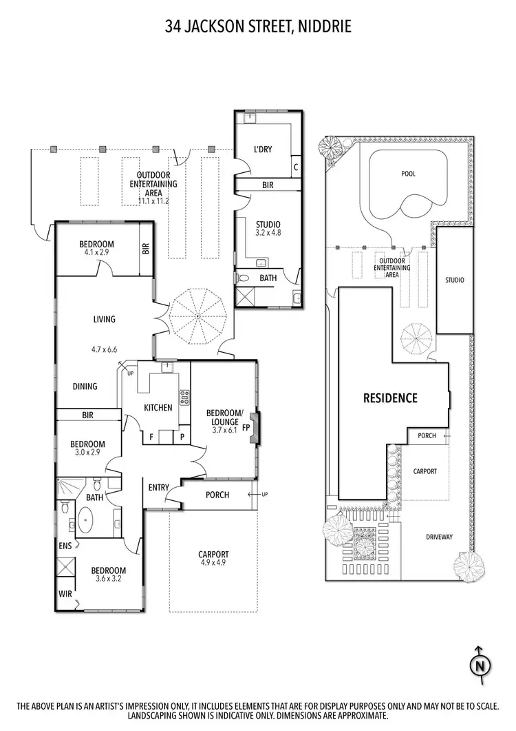 Floorplan of Homely house listing, 34 Jackson Street, Niddrie VIC 3042