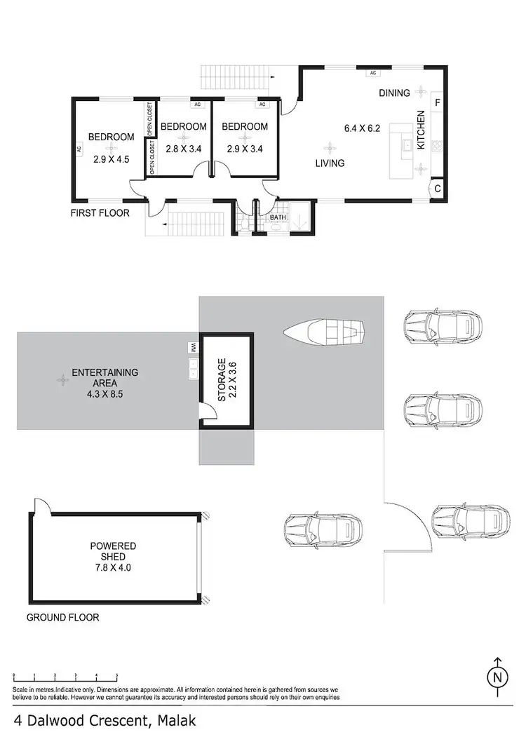 Floorplan of Homely house listing, 4 Dalwood Crescent, Malak NT 812