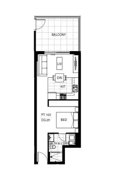 Floorplan of Homely apartment listing, G25/12B Isla Street, Schofields NSW 2762
