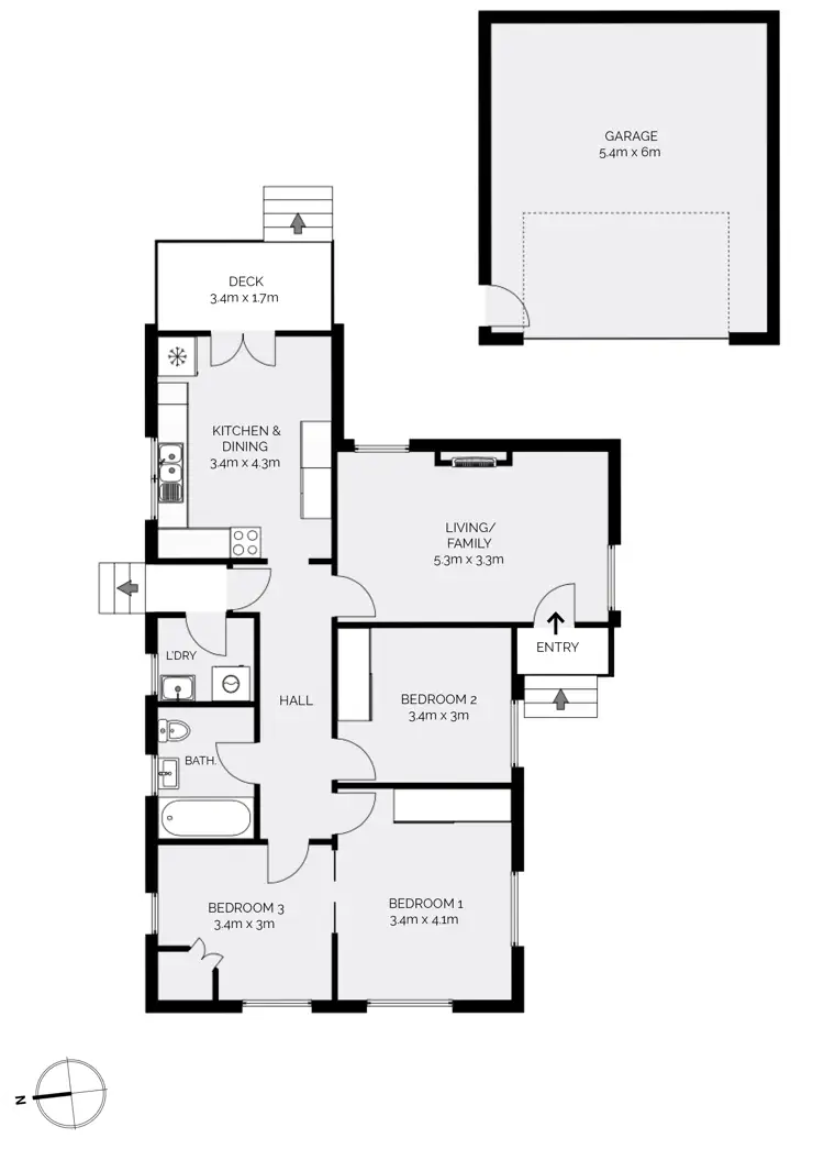 Floorplan of Homely house listing, 36 Fish Parade, Gormans Hill NSW 2795
