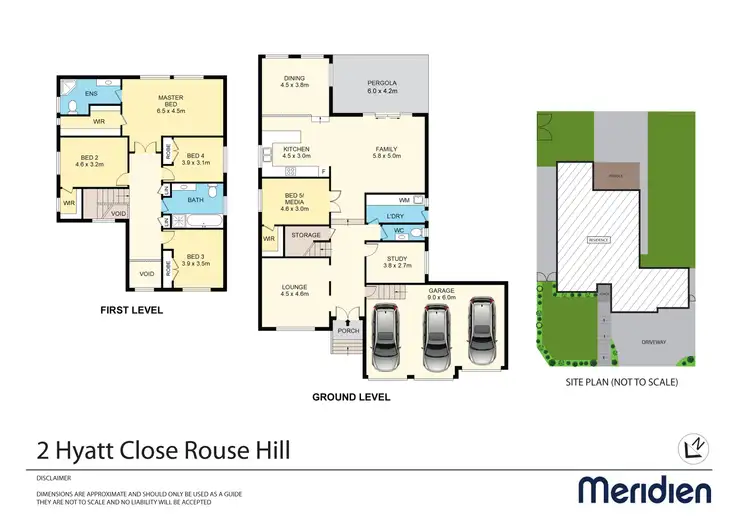 Floorplan of Homely house listing, 2 Hyatt Close, Rouse Hill NSW 2155