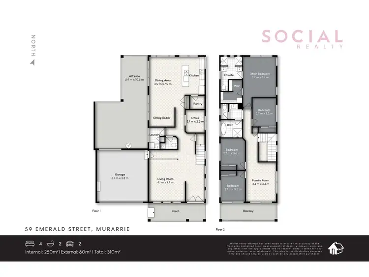 Floorplan of Homely house listing, 59 Emerald Street, Murarrie QLD 4172