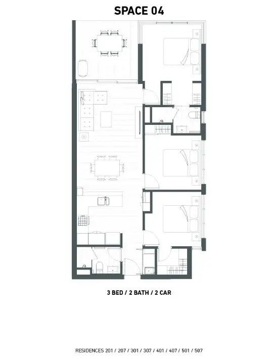 Floorplan of Homely apartment listing, 301/22 Andrews Street, Cannon Hill QLD 4170