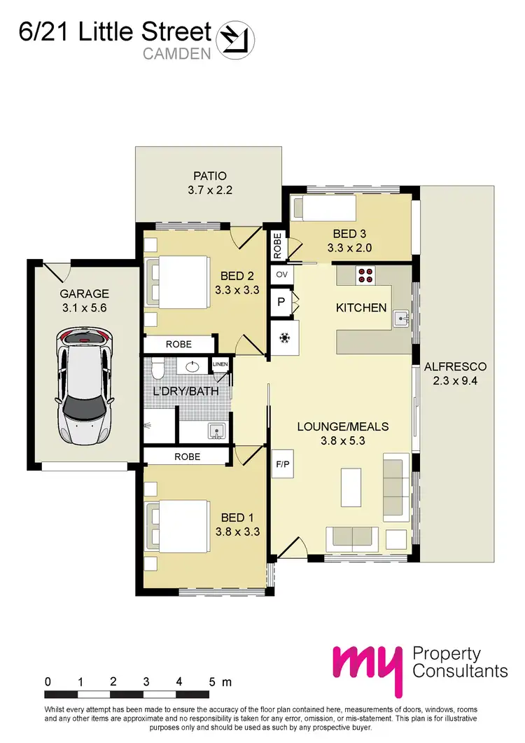 Floorplan of Homely villa listing, 6/21 Little Street, Camden NSW 2570