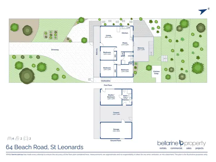 Floorplan of Homely house listing, 64 Beach Road, St Leonards VIC 3223